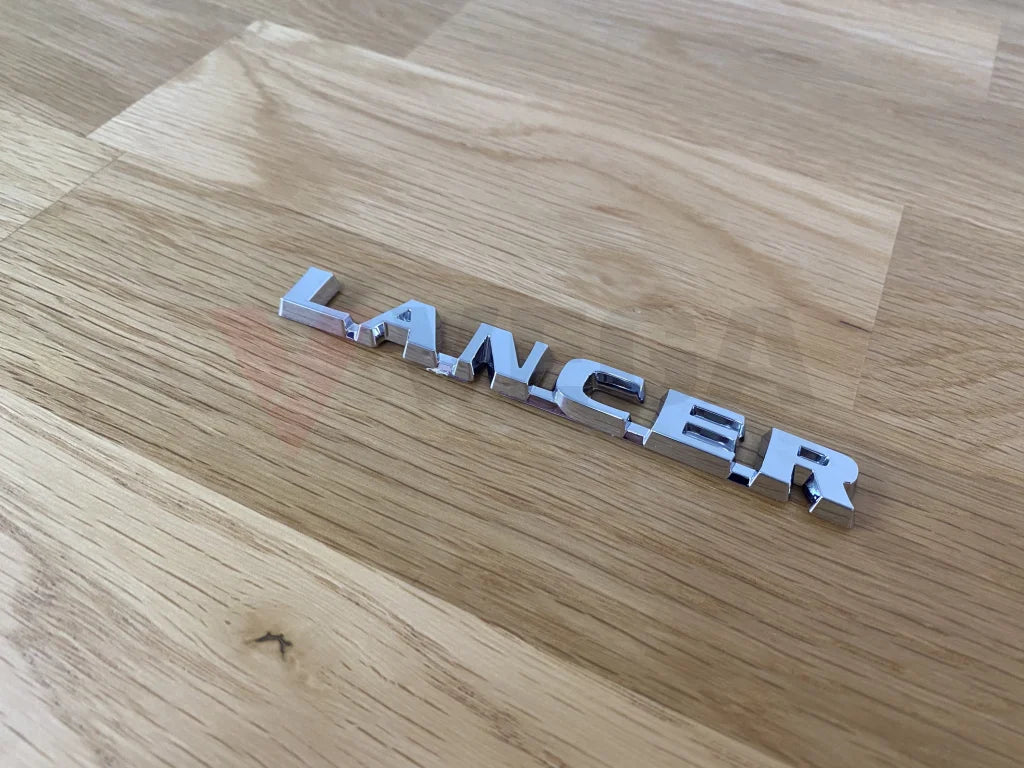 Lancer Chrome Rear Decal To Suit Mitsubishi Evolution 8 / 9 Ct9A Emblems Badges And Decals