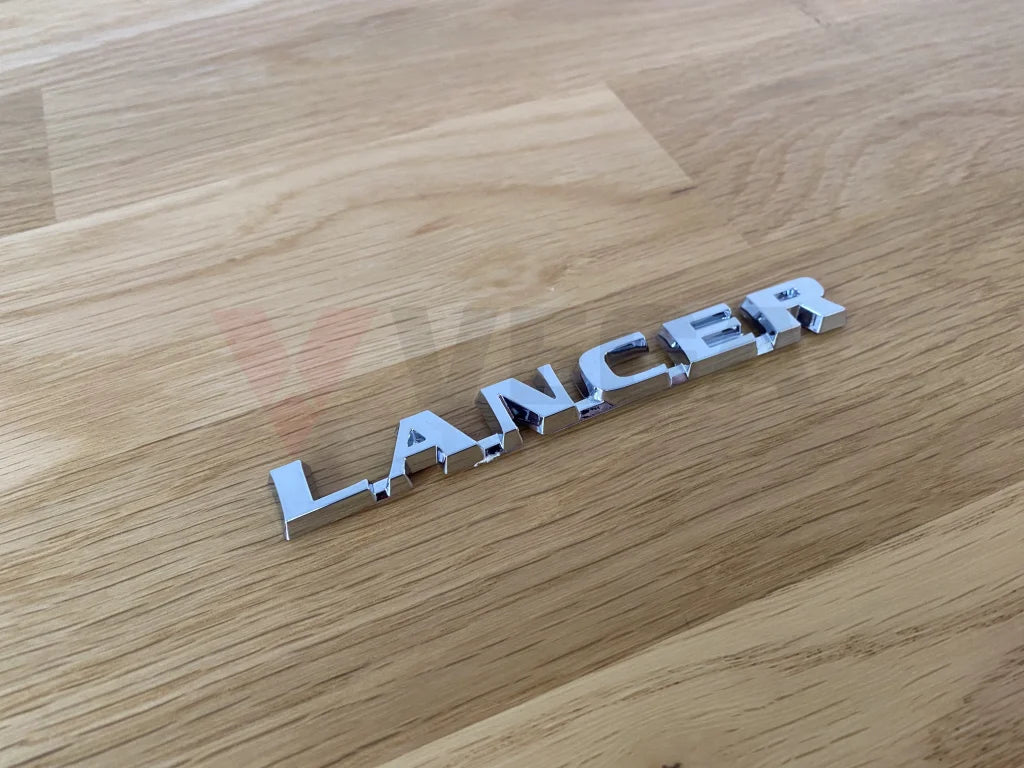 Lancer Chrome Rear Decal To Suit Mitsubishi Evolution 8 / 9 Ct9A Emblems Badges And Decals