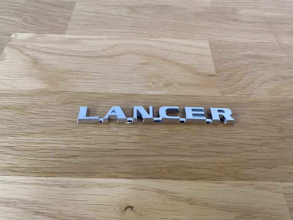 Lancer Chrome Rear Decal To Suit Mitsubishi Evolution 8 / 9 Ct9A Emblems Badges And Decals