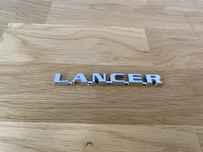 Lancer Chrome Rear Decal To Suit Mitsubishi Evolution 8 / 9 Ct9A Emblems Badges And Decals