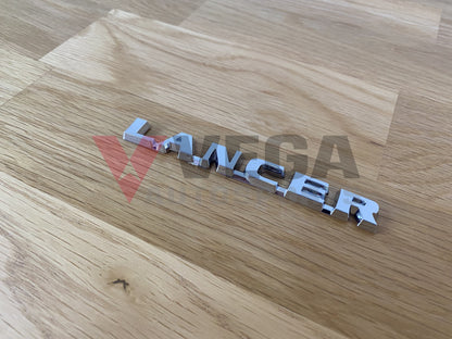 Lancer Chrome Rear Decal To Suit Mitsubishi Evolution 8 / 9 Ct9A Emblems Badges And Decals