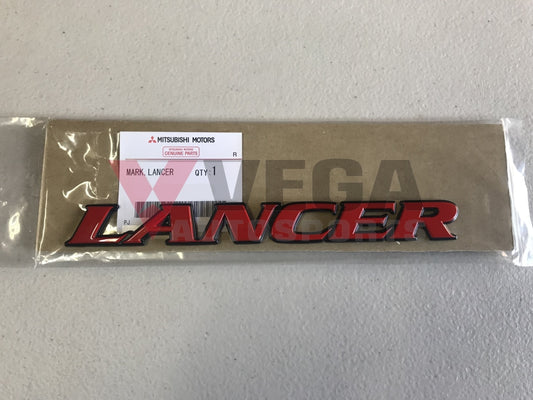 "Lancer" Red Badge to suit Mitsubishi Evolution Lancer Evolution 6 / 6.5 TME CP9A - Vega Autosports