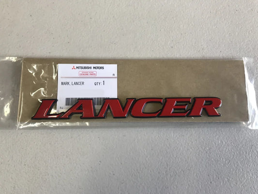 "Lancer" Red Badge to suit Mitsubishi Evolution Lancer Evolution 6 / 6.5 TME CP9A - Vega Autosports