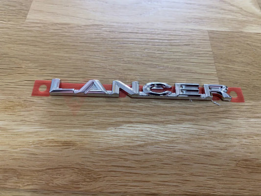 "Lancer" Silver Rear Decal to suit Mitsubishi Lancer Evolution 10 CZ4A - Vega Autosports