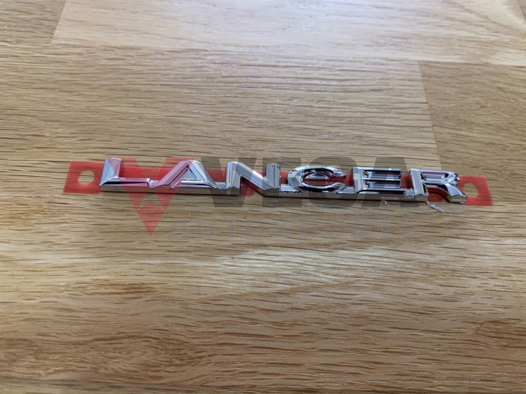 "Lancer" Silver Rear Decal to suit Mitsubishi Lancer Evolution 10 CZ4A - Vega Autosports