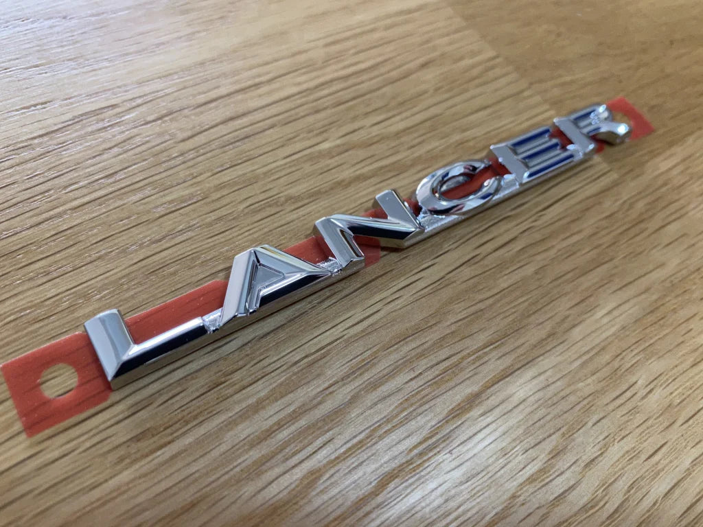 "Lancer" Silver Rear Decal to suit Mitsubishi Lancer Evolution 10 CZ4A - Vega Autosports