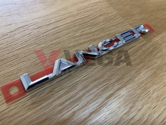 "Lancer" Silver Rear Decal to suit Mitsubishi Lancer Evolution 10 CZ4A - Vega Autosports