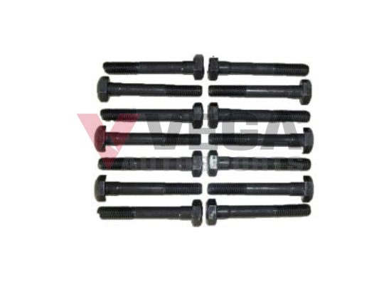 Ld28 Main Cap Bolt Set (14-Piece) For Datsun L6 L24 L26 L28 240Z 260Z 280Z 280Zx 12293-V0700 Engine