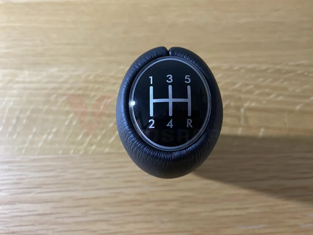 Leather Shift Knob 5 MT to suit Subaru Impreza WRX STi 2008-2020 VA VAB GR GV - Vega Autosports