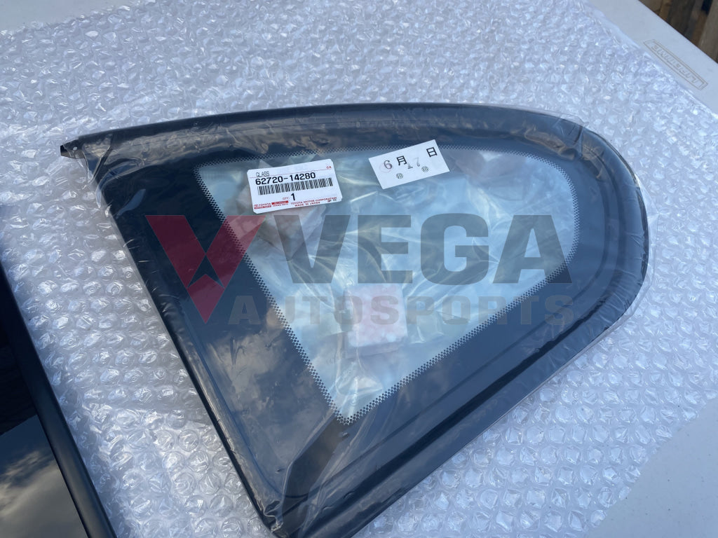 Left & Right Side Quarter Window Glass Set to suit Toyota Supra Mk4 1993-1998 - Vega Autosports