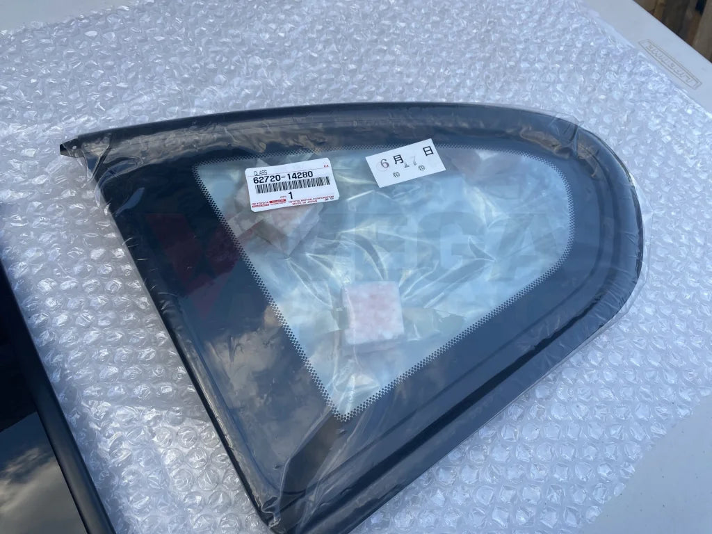 Left & Right Side Quarter Window Glass Set to suit Toyota Supra Mk4 1993-1998 - Vega Autosports