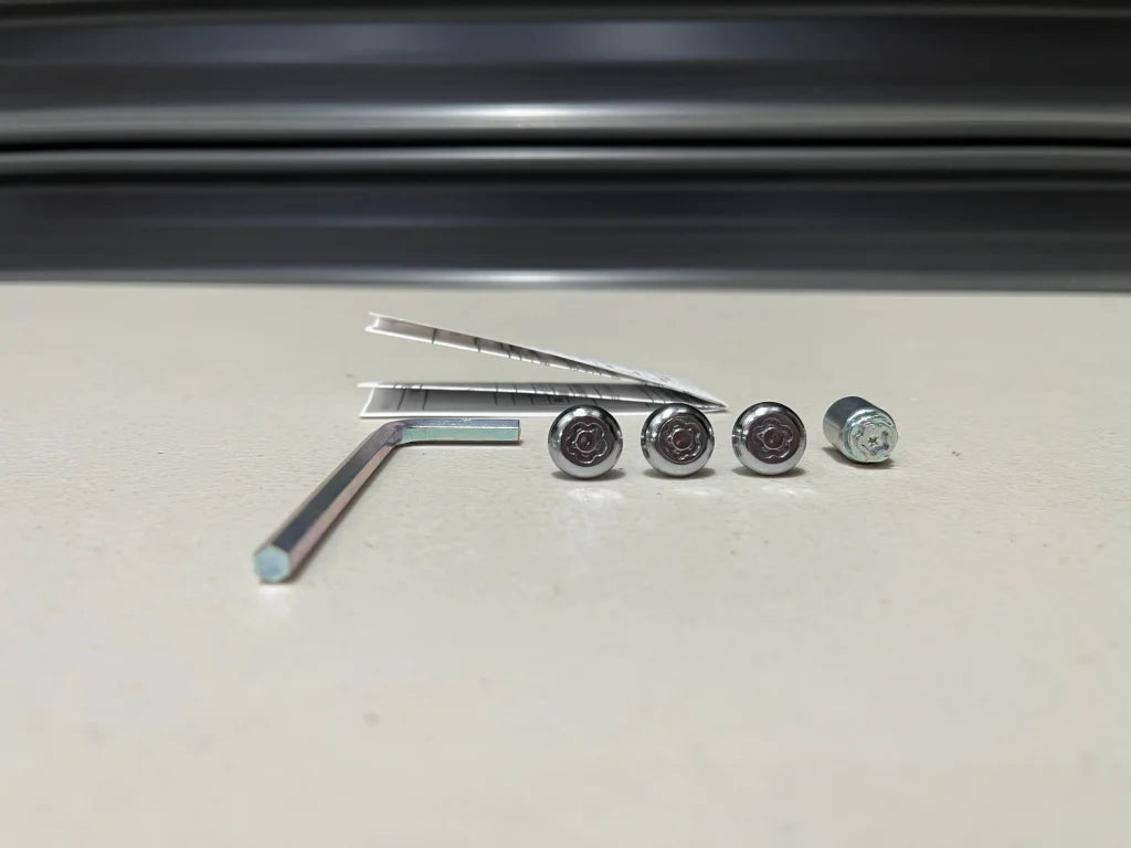 License Plate Mcgard Lock Set To Suit Various Nissan Models K6231-8990A Exterior