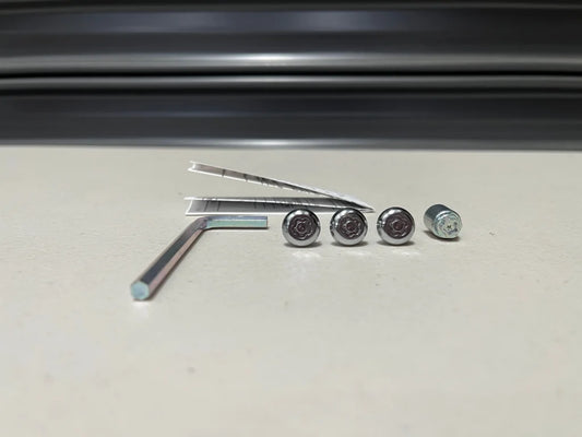 License Plate Mcgard Lock Set To Suit Various Nissan Models K6231-8990A Exterior
