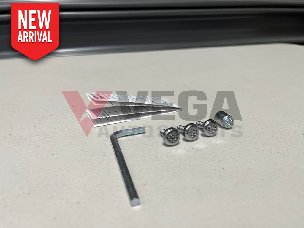 License Plate Mcgard Lock Set To Suit Various Nissan Models K6231-8990A Exterior