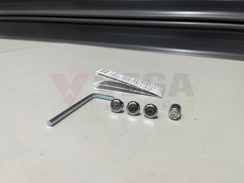 License Plate Mcgard Lock Set To Suit Various Nissan Models K6231-8990A Exterior