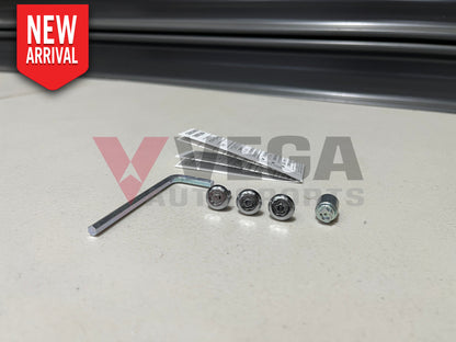 License Plate Mcgard Lock Set To Suit Various Nissan Models K6231-8990A Exterior