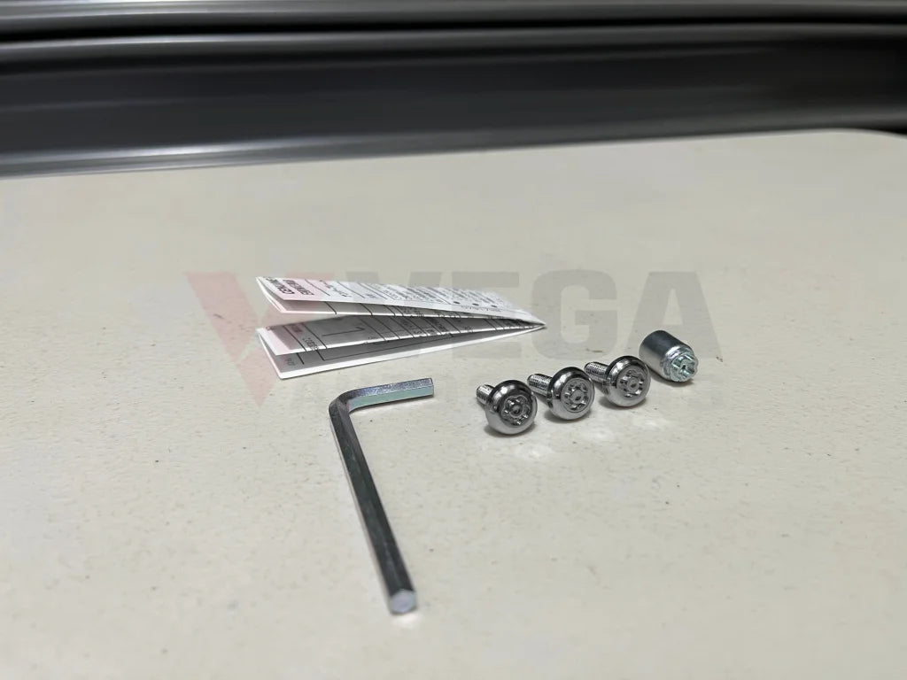 License Plate Mcgard Lock Set To Suit Various Nissan Models K6231-8990A Exterior