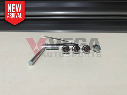 License Plate Mcgard Lock Set To Suit Various Nissan Models K6231-8990A Exterior