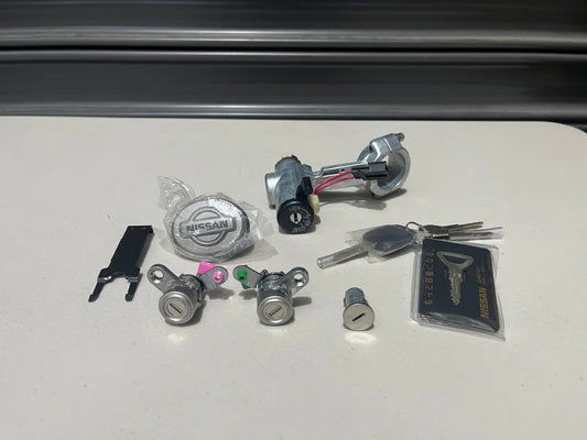 Lock Set (With Key Card / Central Locking) To Suit Nissan Skyline R33 Gtr Series 2/3 K9810-98U65