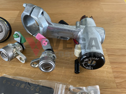 Lock set (with Key Card) to suit Nissan Skyline R33 GTR Series 2/3 - Vega Autosports
