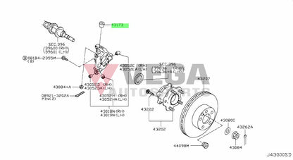 Lower Ball Joint Seat To Suit Nissan Skyline R32 / R33 R34 R35 Z32 Z33 Z34 40173-33P00 Suspension