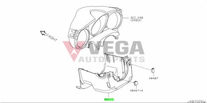 Lower Steering Column Cover To Suit Nissan 370Z 48470-1Eb0A Interior