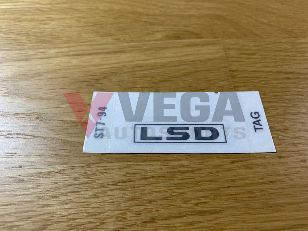 'LSD' Rear Decal Sticker to suit Honda Integra DC2 – Vega Autosports