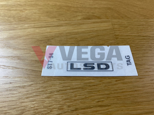 'LSD' Rear Decal Sticker to suit Honda Integra DC2 - Vega Autosports