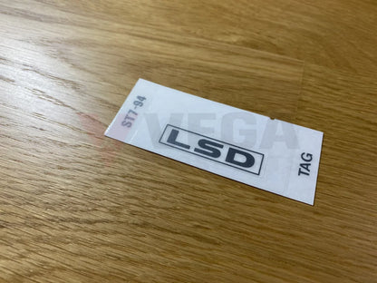 'LSD' Rear Decal Sticker to suit Honda Integra DC2 - Vega Autosports