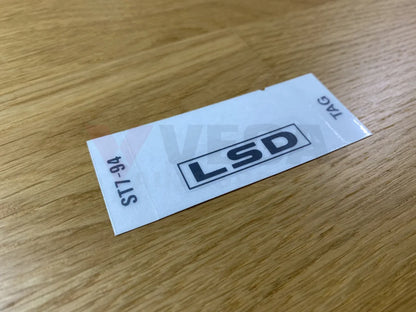 'LSD' Rear Decal Sticker to suit Honda Integra DC2 - Vega Autosports