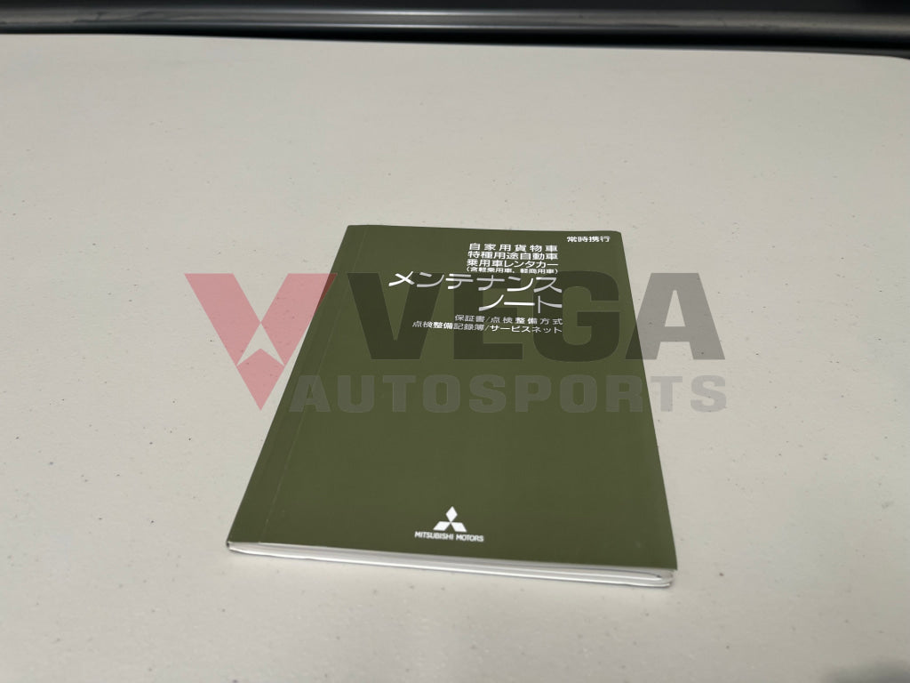 Maintenance / Service Note Logbook To Suit Mitsubishi Lancer Evolution 7 8 9 Ct9A Genuine