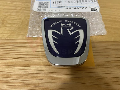"Midship Runabout" Blue Front Emblem to suit Toyota MR2 Spyder 2000-2005 - Vega Autosports