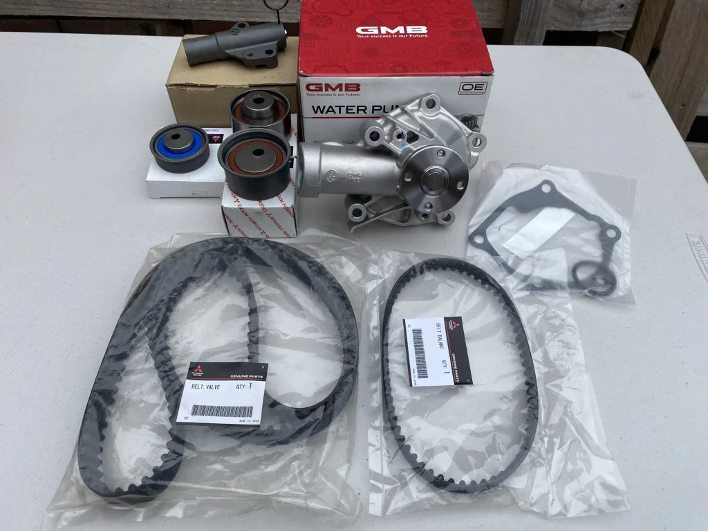 Genuine Mitsubishi Timing Kit (with Water Pump) to suit Mitsubishi Lancer Evolution 8 CT9A - Vega Autosports