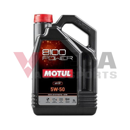 Motul 8100 Power 5W-50 Engine Oil 5L 111855
