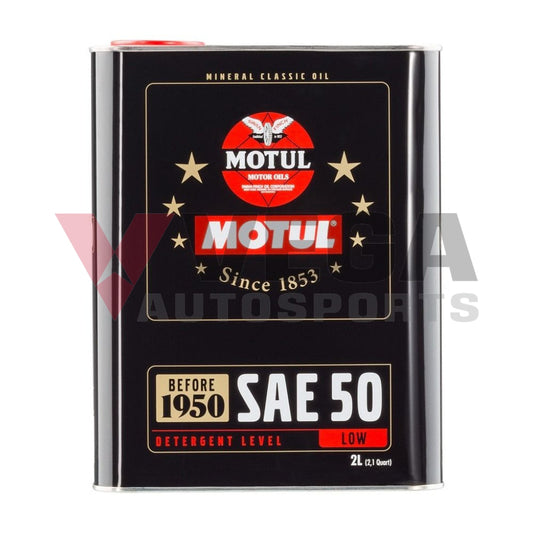 Motul Classic Sae 50 Engine Oil 2L 104510