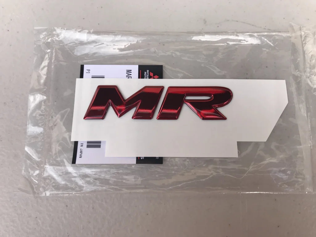 "MR" Emblem to suit Mitsubishi Lancer Evo X - Vega Autosports