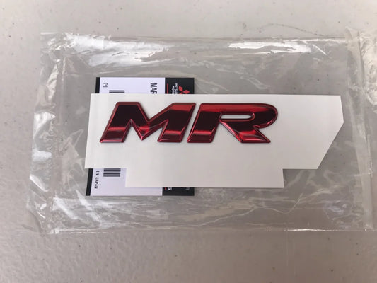 "MR" Emblem to suit Mitsubishi Lancer Evo X - Vega Autosports