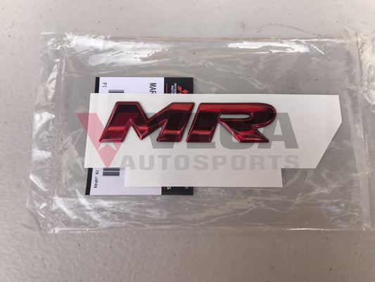 "MR" Emblem to suit Mitsubishi Lancer Evo X - Vega Autosports