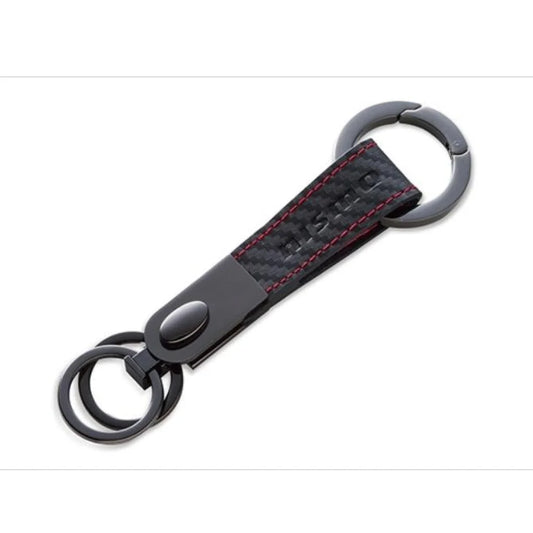 Nismo Carbon Leather Key Ring Kwa10-50R40 Genuine Nissan Merchandise