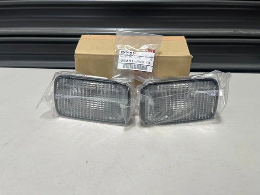 Nismo Front Indicator Set (Clear) - To Suit Nissan Skyline R34 Gtr / 20Gt 25Gt 25Gt-4 25Gt-T Gt-V