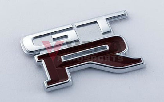Nismo Heritage - Emblem Rear Gt-R (Kl0 Spark Silver Metallic) To Suit Nissan Skyline R32 Emblems