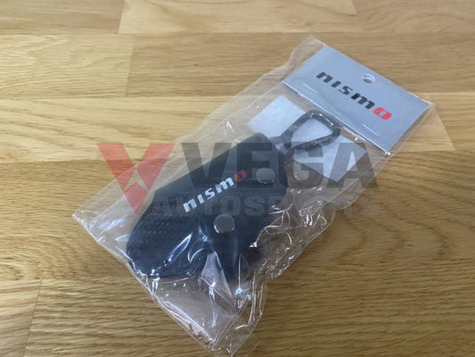 Nismo Key Ring Case Carbon Leather - Premium Genuine Nissan Merchandise