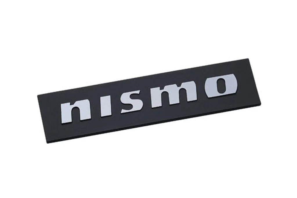 Nismo Logo Diamond Cut Plate KWAA050W30 - Genuine Nissan Merchandise