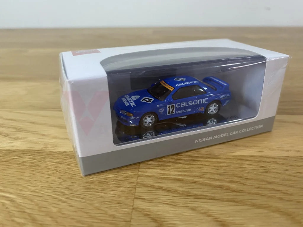 Nismo R32 Gtr Calsonic 1:64 Scale Model (#12 Jtc 1990) Genuine Nissan Merchandise