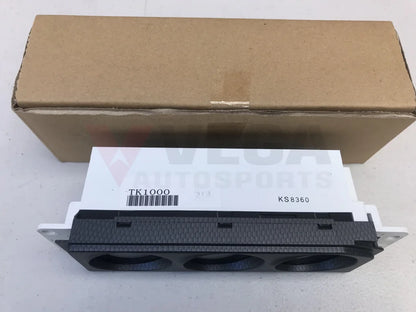 Nismo S-Tune Sub Meter - Black - to suit Nissan Skyline R33 GTR - Discontinued - Vega Autosports