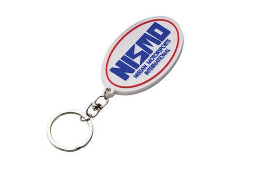 Nissan HERITAGE Logo Rubber Keyring KWA1050W00 - Genuine Nissan Merchandise
