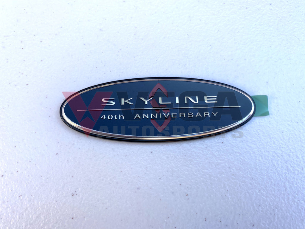 Nissan OEM 40th Anniversary Sail Panel Emblem to suit Nissan Skyline R33 GTS - Vega Autosports