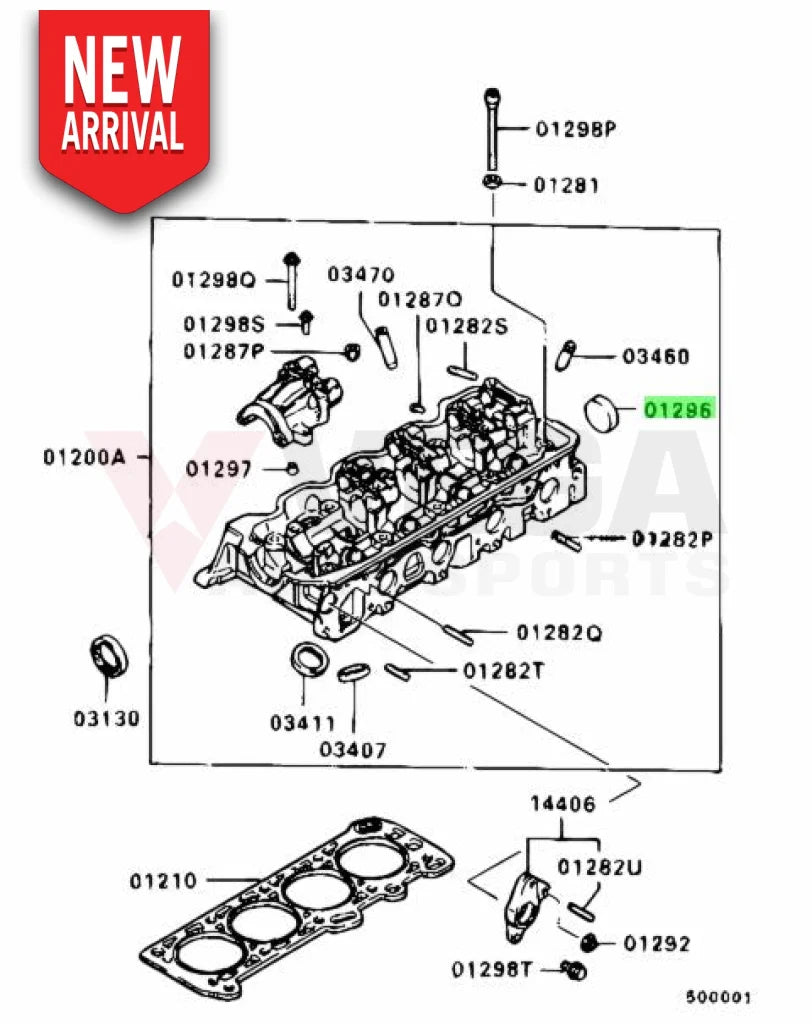 OEM 4G63 Engine Block Freeze Plug 40mm to suit Mitsubishi Lancer Evolution 4 - 9 MF665542 - Vega Autosports