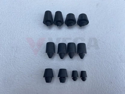 OEM Door Stop Cushion Rubber Set Trunk Bumper Fuel Lid to suit Nissan Skyline R32 GTR - Vega Autosports