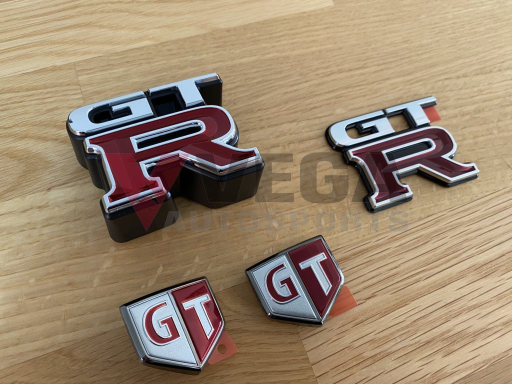 OEM Emblem Set to suit Nissan Skyline R34 GTR - Vega Autosports